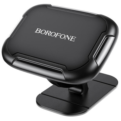 Тримач для мобільного BOROFONE BH36 Voyage center console magnetic Black - зображення 1