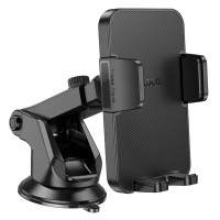 Автотримач для телефона HOCO H37 Cheetah car holder(center console) Black (Колір Черный) - фото № 5