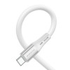Кабель BOROFONE BX88 Solid silicone charging data cable for Type-C White (BX88CW) - зображення 3