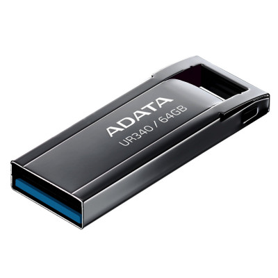 Flash A-DATA USB 3.2 UR340 64Gb Black (AROY-UR340-64GBK) - изображение 3