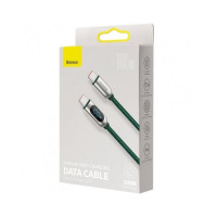 Кабель Baseus Display Fast Charging Data Cable Type-C to Type-C 100W 1m Green (Цвет Зелёный) - фото № 2