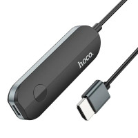 Кабель-перехiдник HOCO UA23 Flowing wireless display adapter(iP version) Black (Колір 7073) - фото № 2