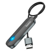 Кабель-перехiдник HOCO UA23 Flowing wireless display adapter(iP version) Black (Колір 7073) - фото № 5