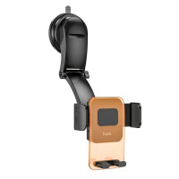 Автотримач для телефона HOCO CA118 Delicate press type center console car holder Space Black