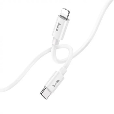 Кабель HOCO X87 Magic silicone PD charging data cable for iP White (6931474783189) - зображення 2