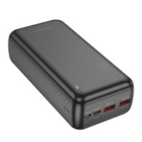 Зовнішній акумулятор BOROFONE BJ38B Power 22.5W+PD20W fully compatible power bank(30000mAh) Black (Цвет Черный) - фото № 2