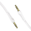 Аудiо-кабель BOROFONE BL6 AUX audio cable 1m White - изображение 2