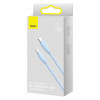 Кабель Baseus Jelly Liquid Silica Gel Fast Charging Data Cable Type-C to iP 20W 2m Blue (Синий)- № 2