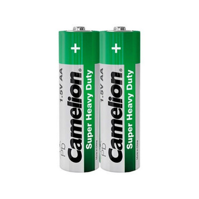 Батарейка CAMELION Super Heavy Duty Green AA/R6 SP2 2шт (C-10100206) (4260033156464) - изображение 1