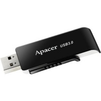 Флеш-накопичувач Apacer USB 3.2 Gen 1 AH350 128Gb Black (Колір Черный) - фото № 2
