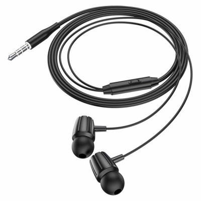 Навушники HOCO M88 Graceful universal earphones with mic Black (6931474754714) - зображення 3