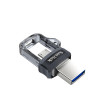 Flash SanDisk USB 3.0 Ultra Dual Drive OTG M3.0 128Gb (150Mb/s) Black - зображення 3