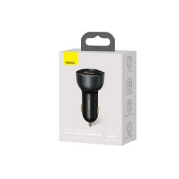 Автомобільний зарядний пристрій Baseus Superme Digital Display PPS Dual Quick Charger Car Charger Black (Цвет Black) - фото № 2