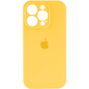 Чохол для смартфона Silicone Full Case AA Camera Protect for Apple iPhone 14 Pro Max 56,Sunny Yellow (FullAAi14PM-56)