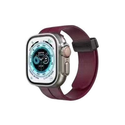 Ремінець для годинника Apple Watch Magnetic 42/44/45/49mm Red Wine (Magnetic42-RedWine) - зображення 1