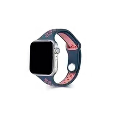 Ремінець для годинника Apple Watch Small Waist two colors 42/44/45/49mm Blue-Pink - изображение 1