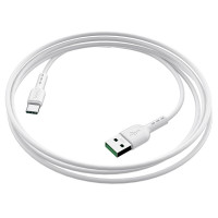 Кабель HOCO X33 Type-C 5A Surge charging data cable White (Цвет Білий) - фото № 5