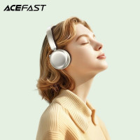 Бездротові навушники ACEFAST H8 active noise cancelling wireless headset Silver (Цвет Silver) - фото № 6