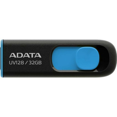 Flash A-DATA USB 3.2 AUV 128 32Gb Black/Blue - зображення 1