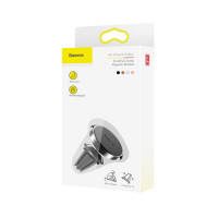 Автотримач для телефона Baseus Small Ears Magnetic Air Outlet Type Black (Колір 7073) - фото № 6