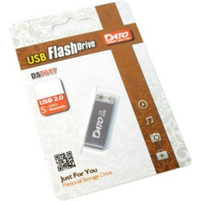 Flash DATO USB 2.0 DS7017 4Gb grey - зображення 1