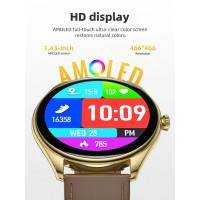 Смарт-годинник HOCO Y22 AMOLED Smart sports watch(call version) Black (Цвет Black) - фото № 6