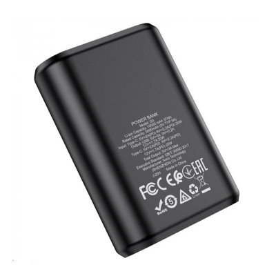 Зовнішній акумулятор HOCO Q3 Mayflower PD20W+QC3.0 power bank(10000mAh) Black - изображение 3