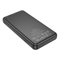 Зовнішній акумулятор BOROFONE BJ55 Graceful power bank (10000mAh) Black (Цвет Черный) - фото № 3