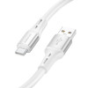 Кабель BOROFONE BX88 Solid silicone charging data cable for Type-C White (BX88CW) - зображення 2