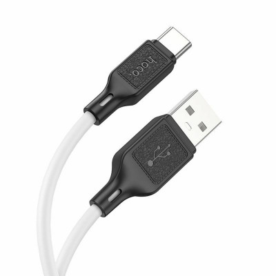 Кабель HOCO X90 Cool silicone charging data cable for Type-C White - зображення 1