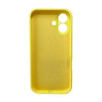 Чохол для смартфона Silicone Full Case AA Camera Protect for Apple iPhone 16 4,Yellow (Цвет 30797) - фото № 3