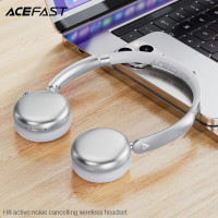 Бездротові навушники ACEFAST H8 active noise cancelling wireless headset Silver (Цвет Silver) - фото № 7