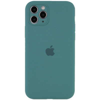 Чохол для смартфона Silicone Full Case AA Camera Protect for Apple iPhone 11 Pro Max кругл 46,Pine Green - зображення 1