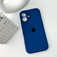 Чохол для смартфона Silicone Full Case AA Camera Protect for Apple iPhone 16 16,Blue (Цвет Синий) - фото № 6