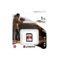 Карта пам'яті SDXC (UHS-II U3) Kingston Canvas React Plus 1Tb class 10 V60 (R280MB/s, W150MB/s)  - фото № 3
