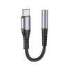Кабель-перехiдник HOCO LS33 Type-C Digital 3.5 Audio converter Metal Gray k41527 - № 1 Кабель-перехiдник HOCO LS33 Type-C Digital 3.5 Audio converter Metal Gray (Metal Gray) Hoco - № 1