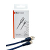 Кабель Mibrand MI-71 Metal Braided Cable USB for Type-C  2.4A 1m Navy Blue (MIDC/71TNB) - зображення 4
