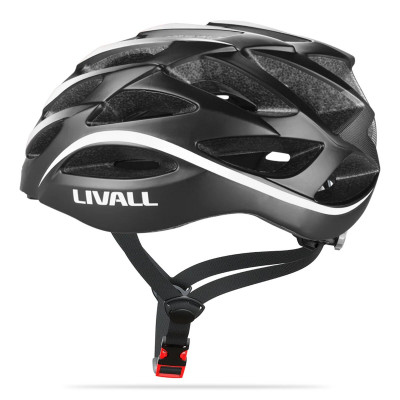 Захисний шолом Livall BH62 NEO (L) Black/White (55-61см), акустика, мікрофон, сигнали поворотів та стопів, додаток, пульт BR80, Bluetooth - зображення 1