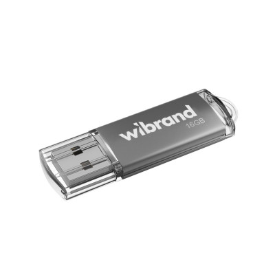Flash Wibrand USB 2.0 Cougar 16Gb Silver - изображение 1
