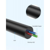 Кабель Vention 3.5mm Female to 2RCA Male Audio Cable 1M Black Metal Type (VAB-R01-B100) - зображення 5