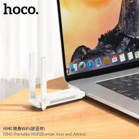 Маршрутизатор HOCO HI40 Portable WiFi (Europe Asia and Africa) White (Колір Білий) - фото № 5