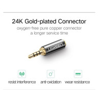 Аудіо адаптер UGREEN 2.5mm Male to 3.5mm Female Adapter(UGR-20501) (Цвет Черный) - фото № 3
