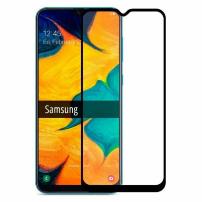 Захисне скло Ceramic glass Samsung A30/A30S/A50/A50S/M30 Black (тех. упаковка) - изображение 1