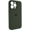 Чохол для смартфона Silicone Full Case AA Camera Protect for Apple iPhone 15 Pro 40,Atrovirens (Atrovirens)- № 2