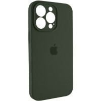 Чохол для смартфона Silicone Full Case AA Camera Protect for Apple iPhone 15 Pro 40,Atrovirens (Колір Atrovirens) - фото № 2