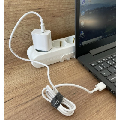 Мережевий зарядний пристрій Mibrand MI-16 20W PD + Quick Charger USB-C Белый (MIWC/16CW) - изображение 5