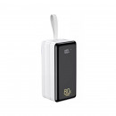Зовнішній акумулятор REMAX Chinen Series 22.5W  PD+QC  Multi-compatible Fast Charging Power Bank with LED Light  80000mAh RPP-291 White
