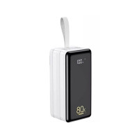 Зовнішній акумулятор REMAX Chinen Series 22.5W  PD+QC  Multi-compatible Fast Charging Power Bank with LED Light  80000mAh RPP-291 White (Цвет White), Атикул k27407 |  купить на VILKI.NET - фото № 1