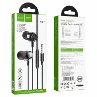 Навушники HOCO M87 String wired earphones with with microphone Gloomy Black (Колір Black) - фото № 5