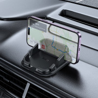 Автотримач для телефона HOCO H39 Cheetah dashboard car holder Black (Цвет Черный) - фото № 7